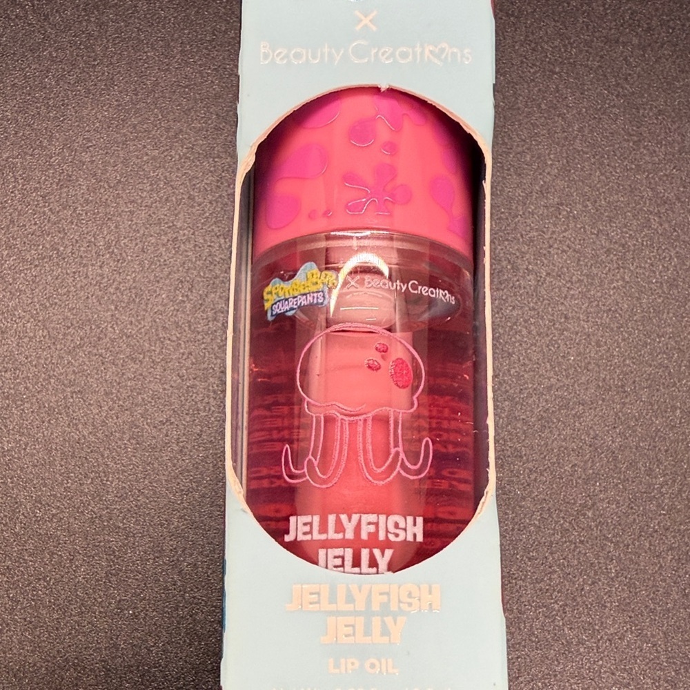 3/$15 ๐ธ Beauty Creations SpongeBob Jellyfish Jelly Lip Oil - Vibrant Pink. - Picture 5 of 5